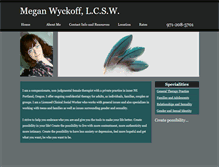 Tablet Screenshot of meganwyckoff.com